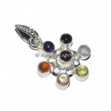 Seven Chakra Pendants Jewelry