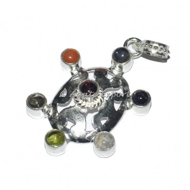 Oval Seven Chakra Pendants