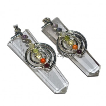 Crystal Quartz Choko Reiki Chakra Pendants
