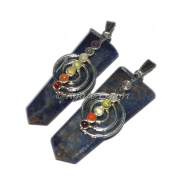 Sodailite Choko Reiki Chakra Pendants