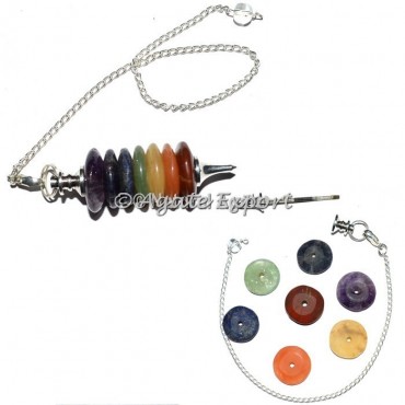 Openable Chakra Tyre Shape Pendulums