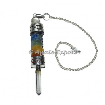 Chakra Bonded Twisted 3pcs Pendulums
