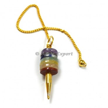 7 Disc Donut 7 Chakra Pendulum