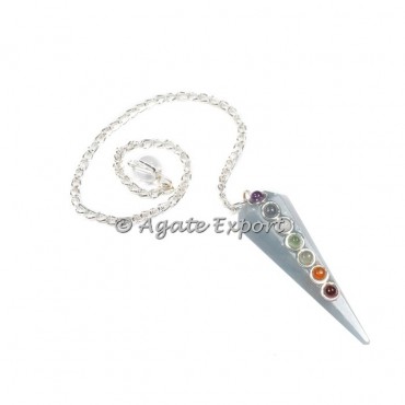 Amazonite Seven Chakra Stones 3 Pcs Pendulums