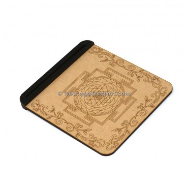 Yantra Engraved Tarot Card Holder