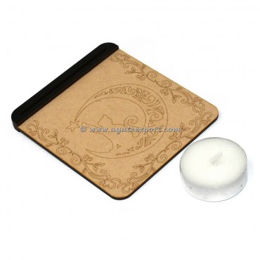 Cat Engraved Tarot Card Holder