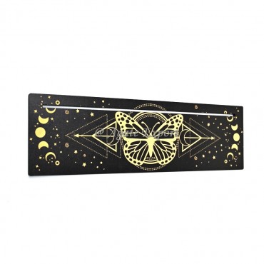 Butterfly With Moon Phase Long Card Holder