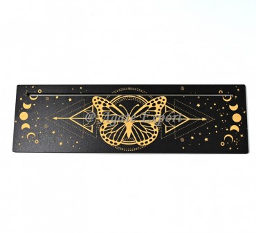 Butterfly With Moon Phase Long Card Holder
