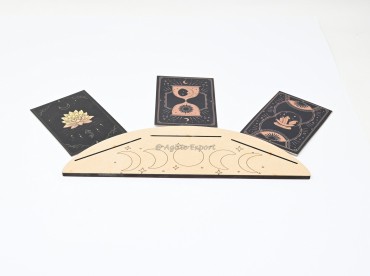 Moon Phases Engraved Card Holder