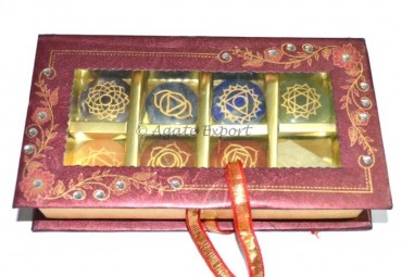 Chakra Engraved Disc Set With Gift box
