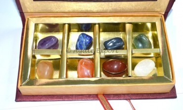 Chakra Plane Tumbled Set With Gift Box