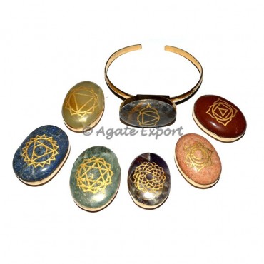 Chakra Engraved Bangle