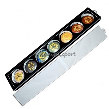 Engraved Chakra Set With Nice Box