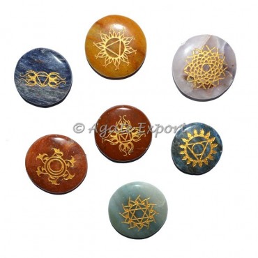 Yoga Chakra Symbol Set