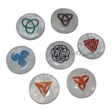 Celtic Chakra Crystal Quartz Set