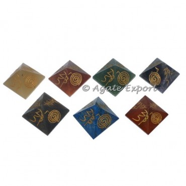 Usui Reiki Chakra Pyramid Set