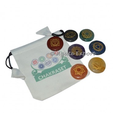 Chakra Disc Set with Color Chakra Pouch