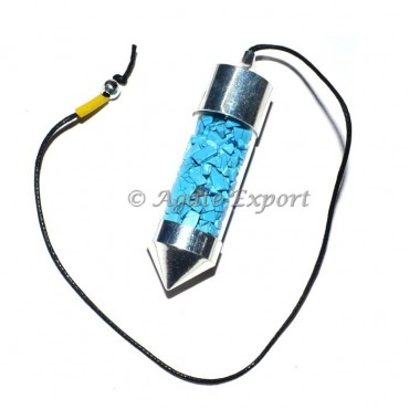 Turquoise Seeker Chamber Pendulum