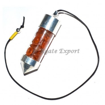 Carnelian Seeker Chamber Pendulum
