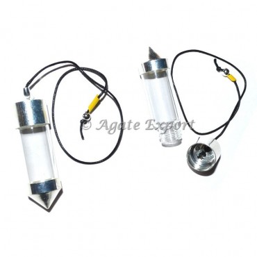Seeker Chamber Pendulum Silver Plated