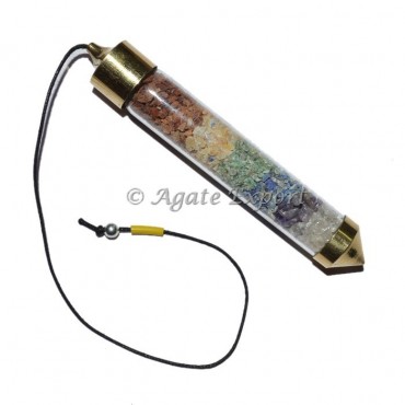 7 Chakra Long Seeker Chamber Pendulum