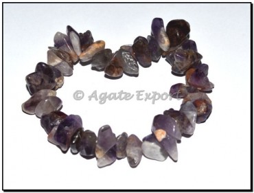 Amethyst Big Stone Chips Bracelets