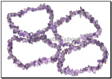 Amethyst High Quality Chips Bracelets