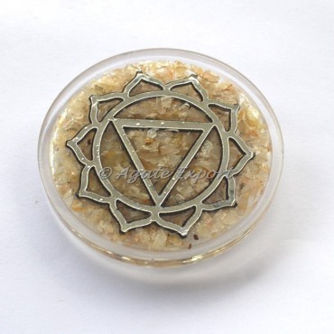 Solar Chakra Orgone Coaster