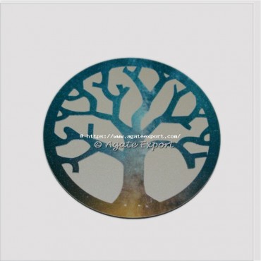 Tree Of Life Printed Wooden Coaster