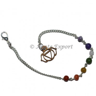Third Eye Seven Chakra Beads Pendulum Chain