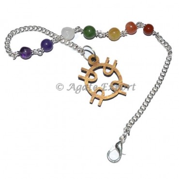 Ying Yang Seven Chakra Pendulum Chain