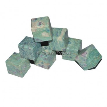 Ruby Zeosite Cubes