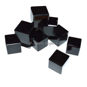 Black Obsidian Cubes