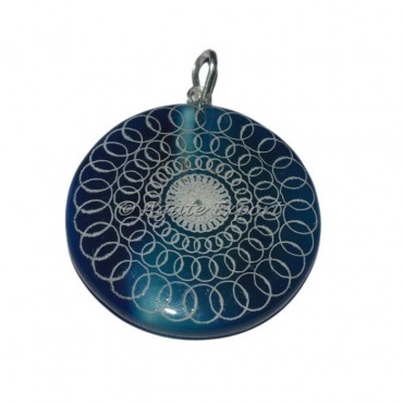 Round Design Disc Pendants