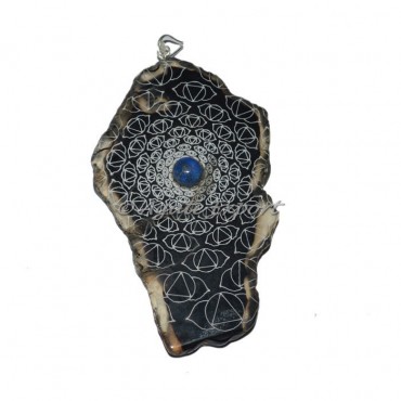 Thrid Eye chakra Slice Pendants