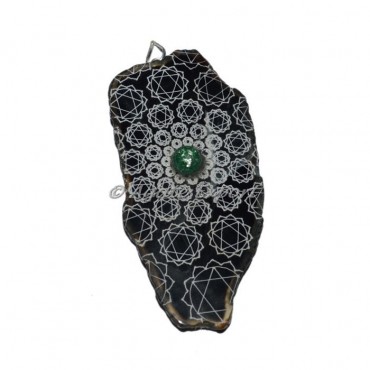 Heart Chakra Slice Pendants