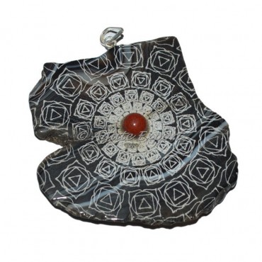 Root Chakra Slice Pendants