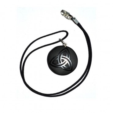 Black Agate Celtic Pendants