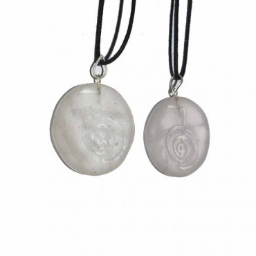 Crystal Quartz Choko Reiki Pendants