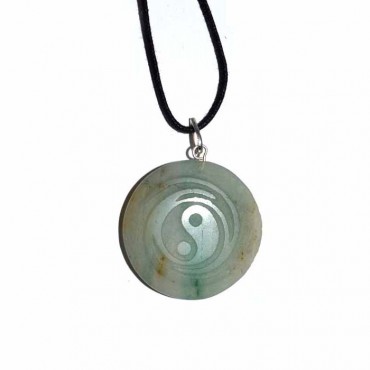 Green Aventurine Ying Yang Pendants