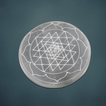 Yantra Selenite Charging Plate