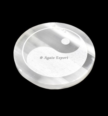 Ying Yang Selenite Charging Plate