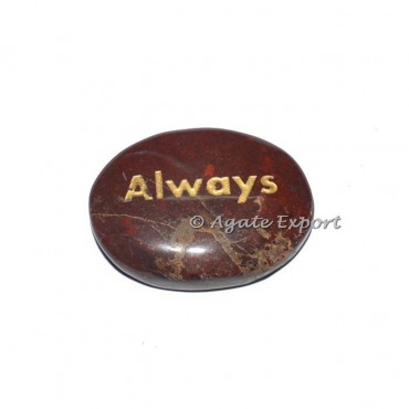 Red Jasper Always Engraved Stones