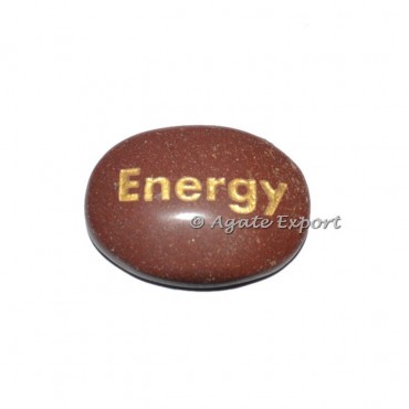 Red Jasper Energy Engraved Stones