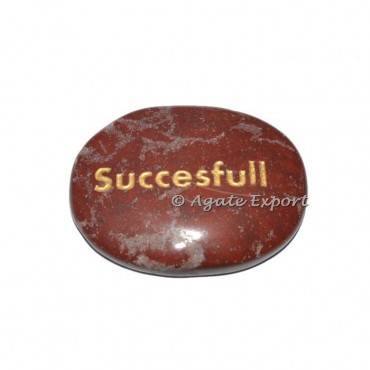 Red Jasper Successful Engraved Stones