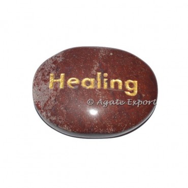 Red Jasper Healing Engraved Stones