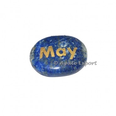 Lapis Lazuli May Engraved Stones