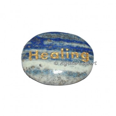 Lapis Lazuli Healing  Engraved Stones