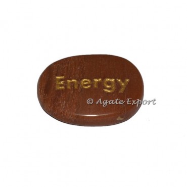 Peach Aventurine Energy  Engraved Stones