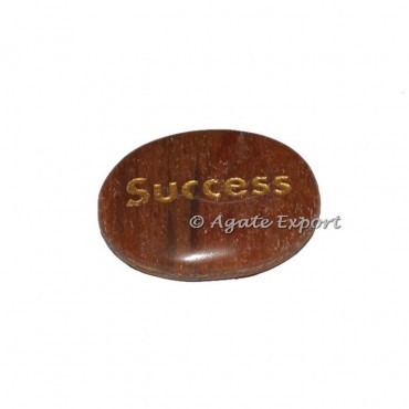 Peach Aventurine Success  Engraved Stones